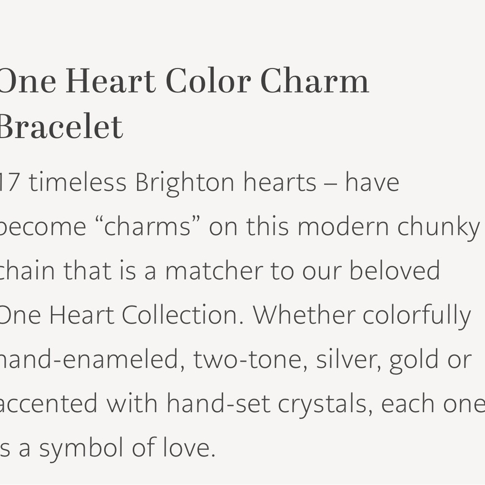 Brighton NWOT One Heart color bracelet - Picture 4 of 5